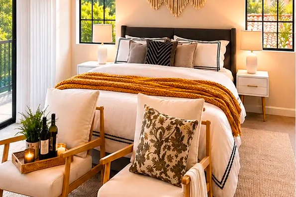 Home staging before and after in Los Angeles – after