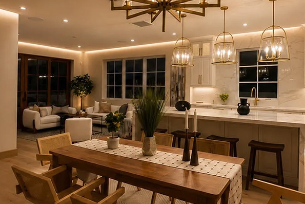 Home staging before and after in Los Angeles – after
