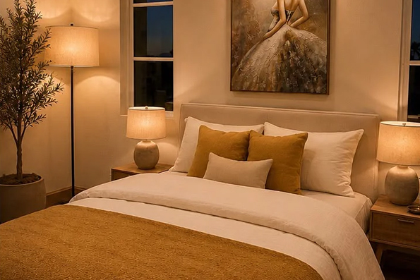 Home staging before and after in Los Angeles – after