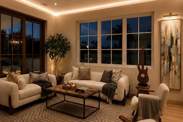 Home staging before and after in Los Angeles – after
